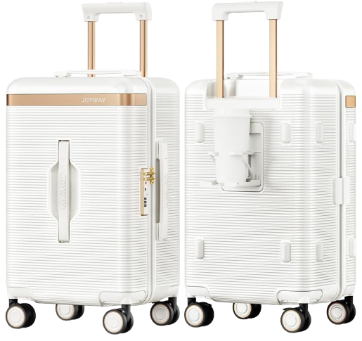 22 Inch Carry on Luggage with Cup Holder