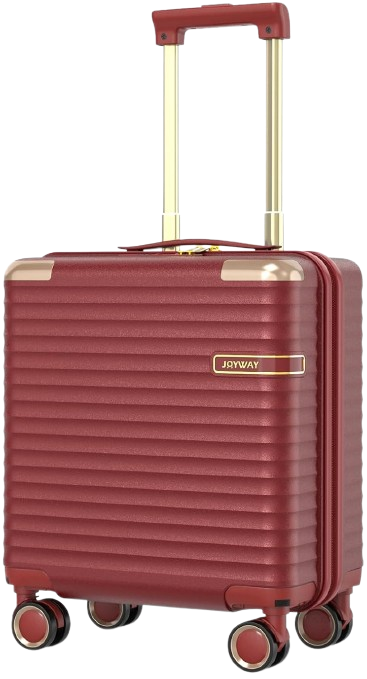 Carry on Suitcase Hard 18 Inch (Rose Red)